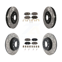 Transit Auto KDT-100588 Disc Brake Kit for 2015-2022 Fiat 500X, Jeep Renegade - Front and Rear
