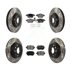 Transit Auto KDT-100591 Disc Brake Kit for 2015-2020 Volkswagen Passat - Front and Rear