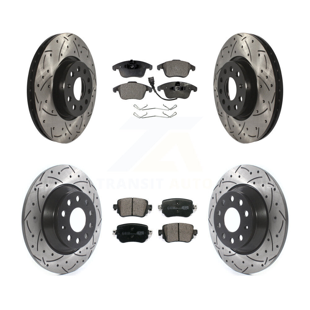 Transit Auto KDT-100592 Disc Brake Kit for 2016-2018 Audi Q3, Audi Q3 Quattro - Front and Rear