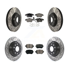 Transit Auto KDT-100592 Disc Brake Kit for 2016-2018 Audi Q3, Audi Q3 Quattro - Front and Rear