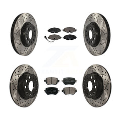 Transit Auto KDT-100595 Disc Brake Kit for 2015-2022 Volkswagen Passat, Volkswagen Golf Alltrack and More - Front and Rear