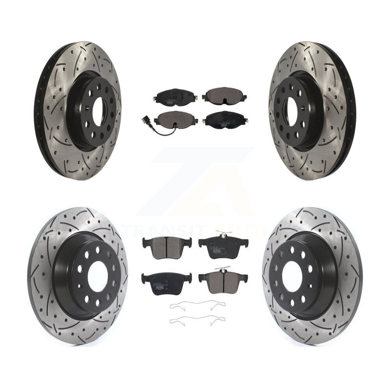 Transit Auto KDT-100596 Disc Brake Kit for 2016-2022 Audi TT Quattro - Front and Rear