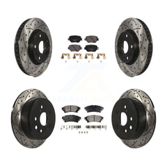 Transit Auto KDT-100601 Disc Brake Kit for 2014-2015 Lexus IS250 - Front and Rear