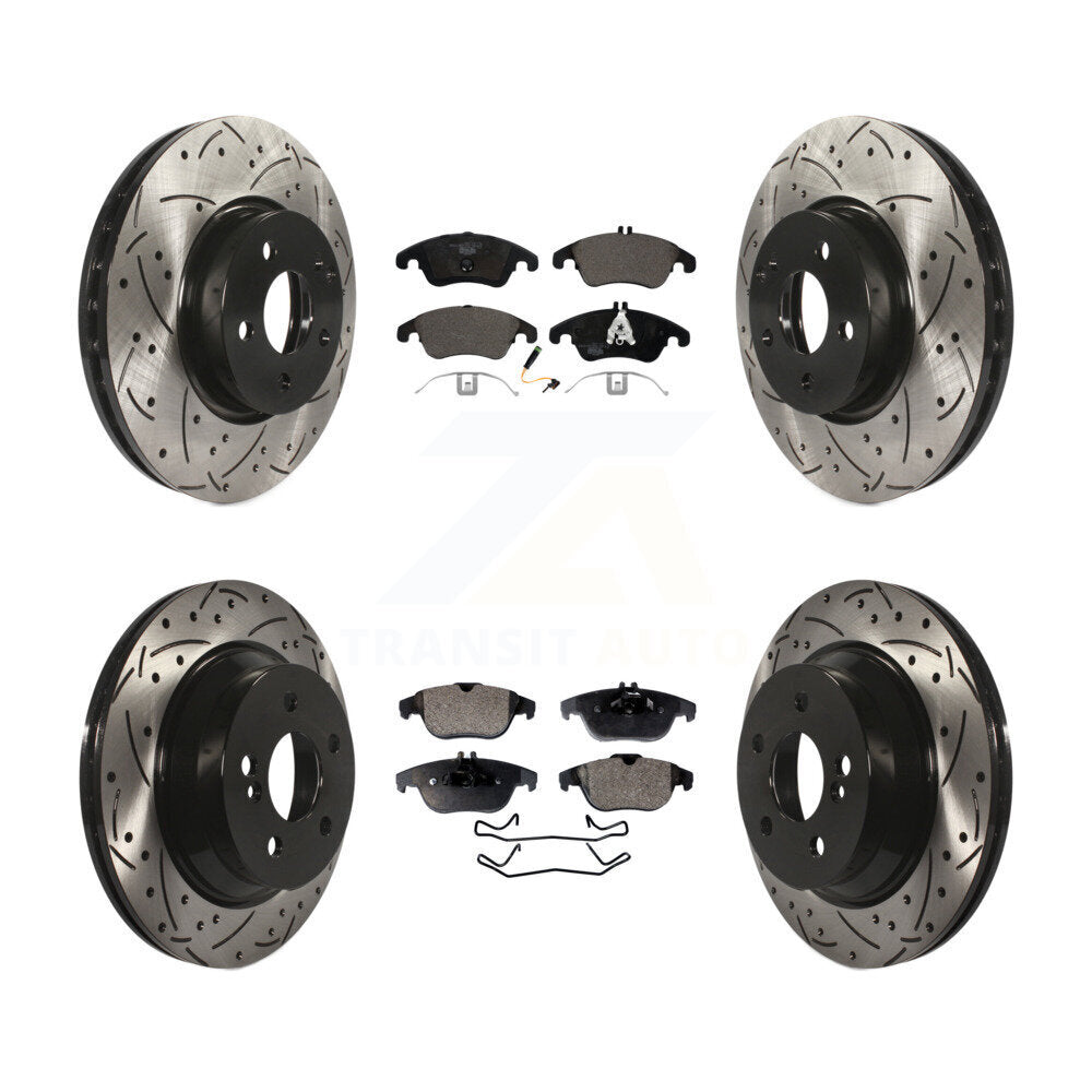 Transit Auto KDT-100603 Disc Brake Kit for 2015 Mercedes-Benz E400 - Front and Rear