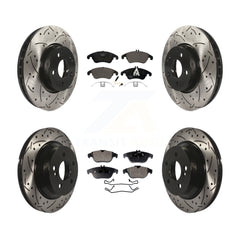 Transit Auto KDT-100603 Disc Brake Kit for 2015 Mercedes-Benz E400 - Front and Rear