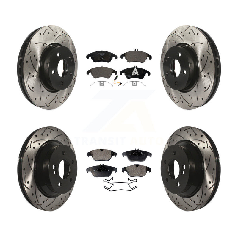 Transit Auto KDT-100603 Disc Brake Kit for 2015 Mercedes-Benz E400 - Front and Rear