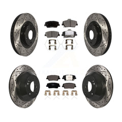 Transit Auto KDT-100605 Disc Brake Kit for 2016-2020 Hyundai Santa Fe Sport, Kia Sorento - Front and Rear