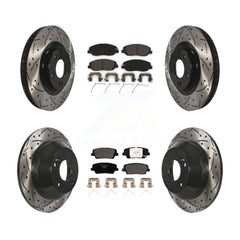 Transit Auto KDT-100606 Disc Brake Kit for 2017-2019 Hyundai Santa Fe, Hyundai Santa Fe XL - Front and Rear