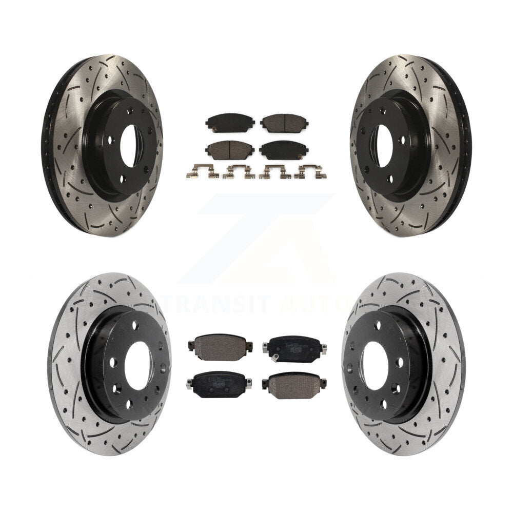 Transit Auto KDT-100609 Disc Brake Kit for 2019-2022 Mazda CX-3 - Front and Rear