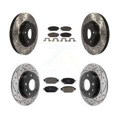 Transit Auto KDT-100609 Disc Brake Kit for 2019-2022 Mazda CX-3 - Front and Rear