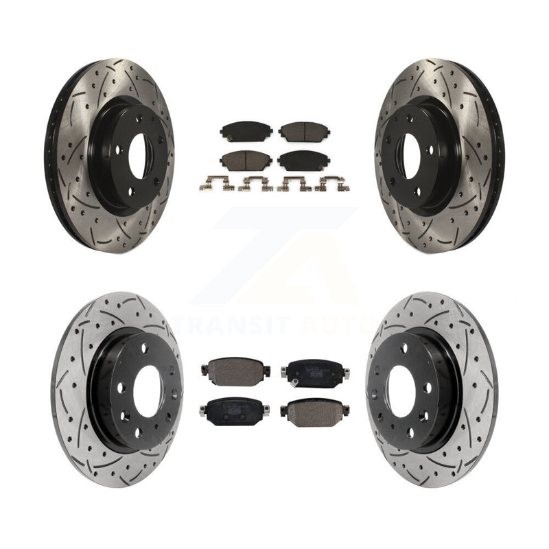 Transit Auto KDT-100609 Disc Brake Kit for 2019-2022 Mazda CX-3 - Front and Rear