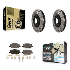 Transit Auto KDT-100613 Disc Brake Kit for 2015-2022 Jeep Compass, Fiat 500X, Jeep Renegade - Front