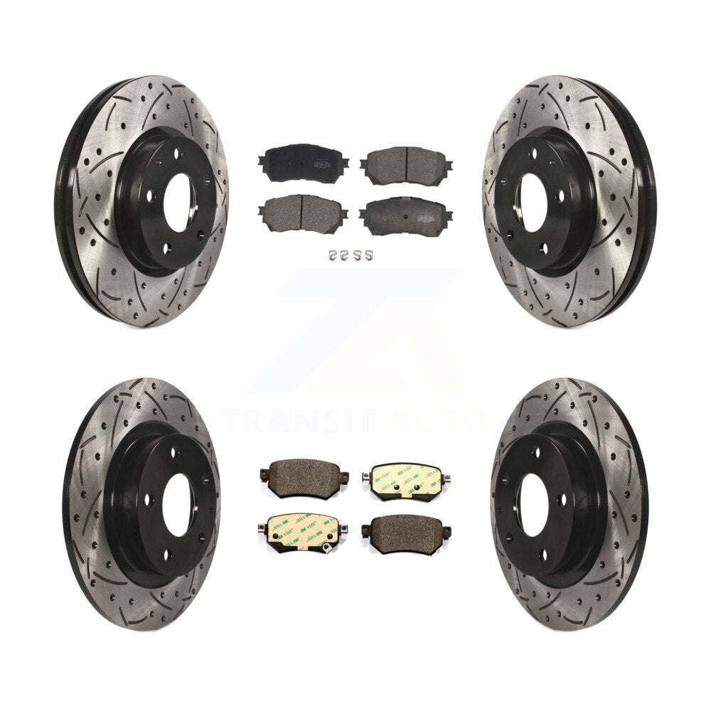 Transit Auto KDT-100622 Disc Brake Kit for 2016-2018 Mazda 6 - Front and Rear