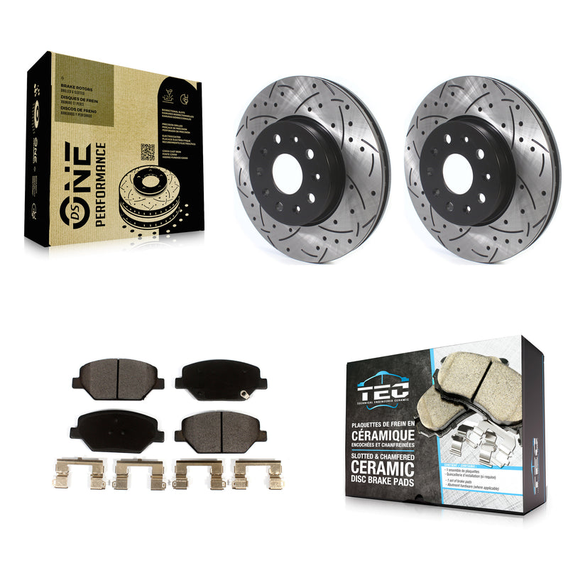 Transit Auto KDT-100637 Disc Brake Kit for 2016-2020 Chevrolet Camaro - Front
