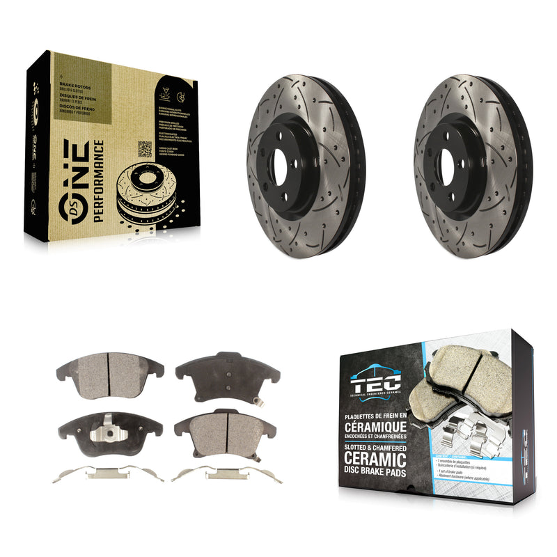 Transit Auto KDT-100638 Disc Brake Kit for 2019-2020 Ford Police Responder Hybrid, Ford SSV Plug-In Hybrid - Front