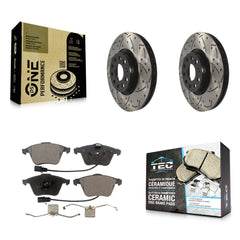 Transit Auto KDT-100640 Disc Brake Kit for 2008-2012 Volkswagen CC, Volkswagen R32 - Front
