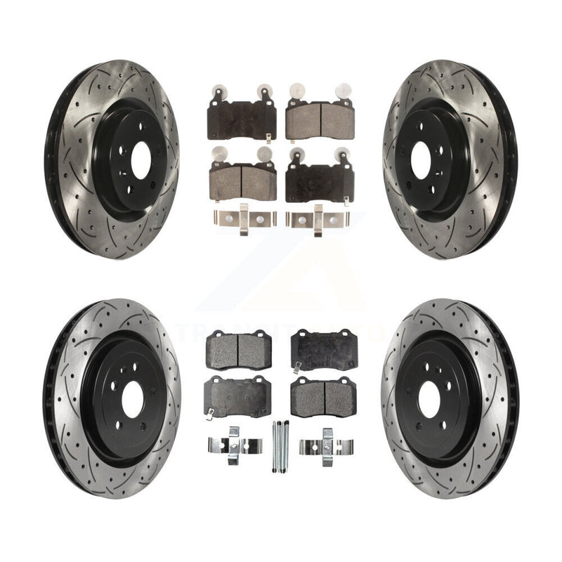 Transit Auto KDT-100658 Disc Brake Kit for 2010-2015 Chevrolet Camaro - Front and Rear