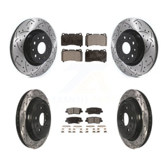 Transit Auto KDT-100660 Disc Brake Kit for 2015 Cadillac CTS - Front and Rear