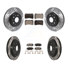 Transit Auto KDT-100661 Disc Brake Kit for 2015-2016 Cadillac CTS - Front and Rear
