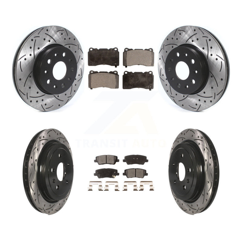 Transit Auto KDT-100661 Disc Brake Kit for 2015-2016 Cadillac CTS - Front and Rear