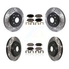 Transit Auto KDT-100666 Disc Brake Kit for 2016-2020 Chevrolet Camaro - Front and Rear