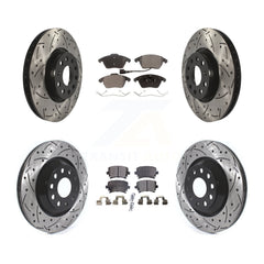 Transit Auto KDT-100669 Disc Brake Kit for 2009-2010 Volkswagen Passat CC - Front and Rear