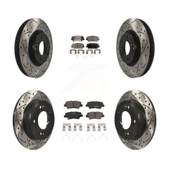 Transit Auto KDT-100670 Disc Brake Kit for 2016-2018 Kia Forte, Kia Forte5, Hyundai Veloster - Front and Rear