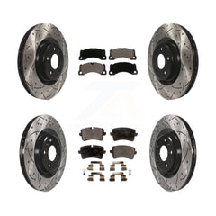 Transit Auto KDT-100673 Disc Brake Kit for 2017 Porsche Macan - Front and Rear
