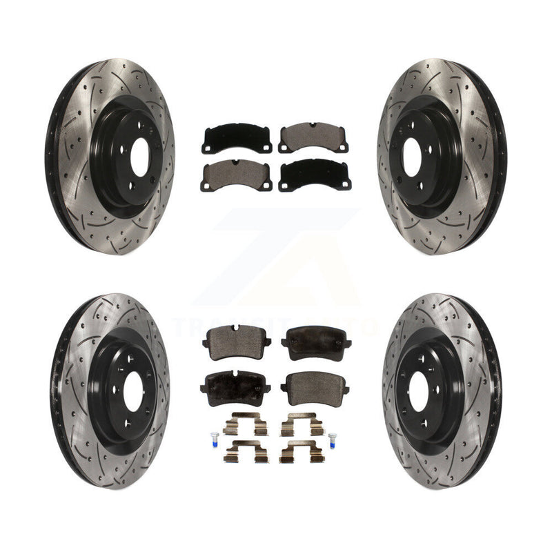 Transit Auto KDT-100673 Disc Brake Kit for 2017 Porsche Macan - Front and Rear