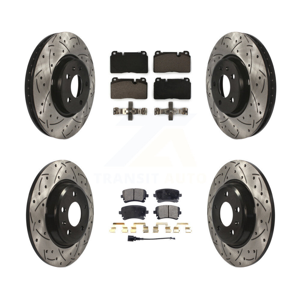 Transit Auto KDT-100674 Disc Brake Kit for 2016 Audi Q5 - Front and Rear