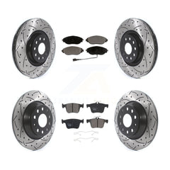 Transit Auto KDT-100680 Disc Brake Kit for 2018-2022 Volkswagen Jetta, Volkswagen Tiguan - Front and Rear