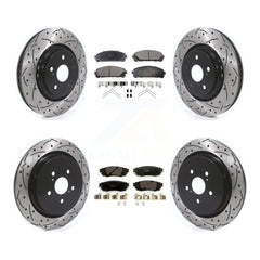 Transit Auto KDT-100688 Disc Brake Kit for 2016-2022 Lexus RX350, Lexus RX350L and More - Front and Rear