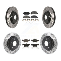 Transit Auto KDT-100689 Disc Brake Kit for 2017-2020 Honda Civic - Front and Rear