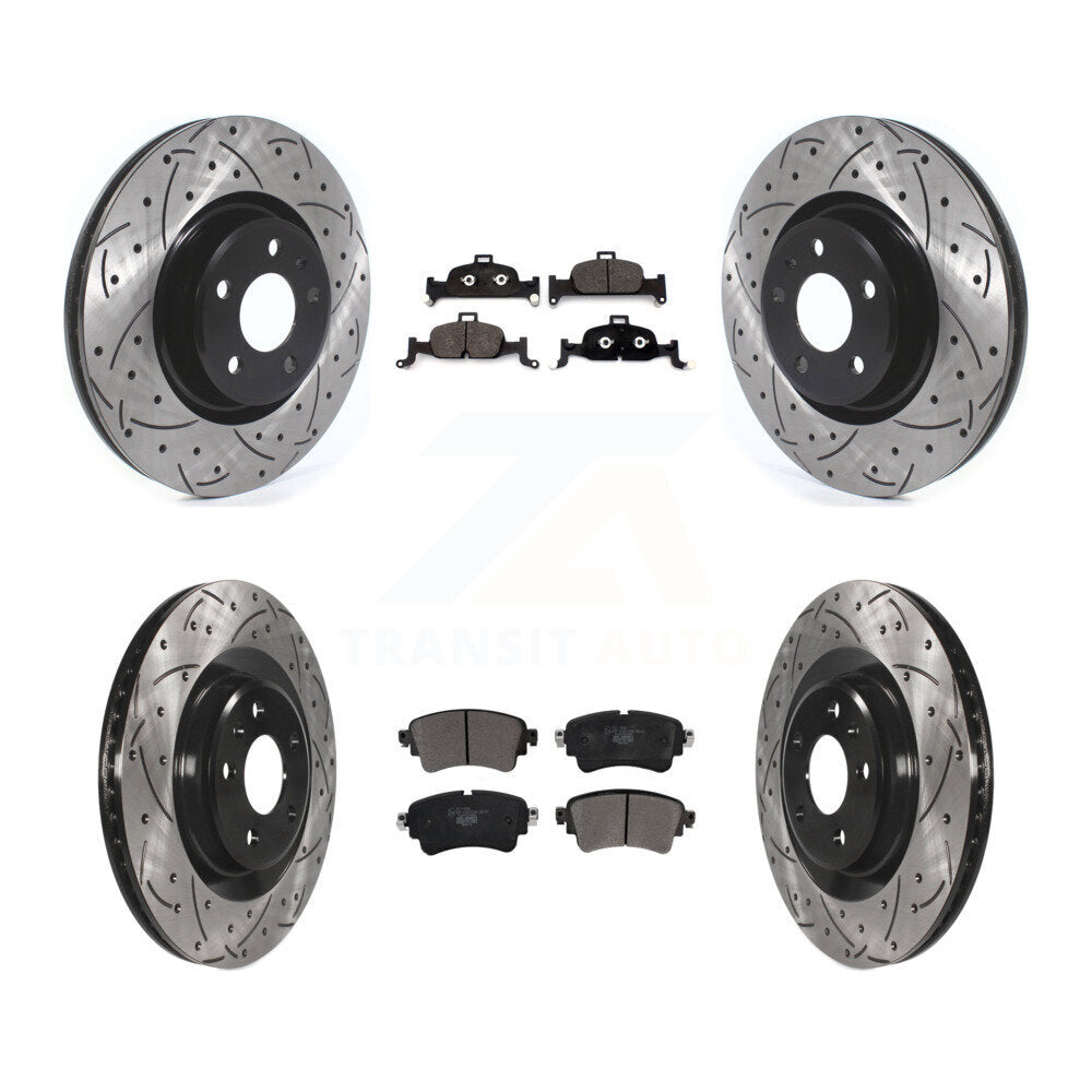 Transit Auto KDT-100692 Disc Brake Kit for 2017-2020 Audi A4 allroad, Audi A6 Quattro and More - Front and Rear