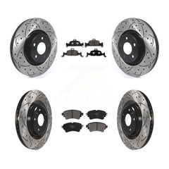 Transit Auto KDT-100692 Disc Brake Kit for 2017-2020 Audi A4 allroad, Audi A6 Quattro and More - Front and Rear