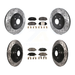Transit Auto KDT-100693 Disc Brake Kit for 2017-2023 Honda CR-V - Front and Rear