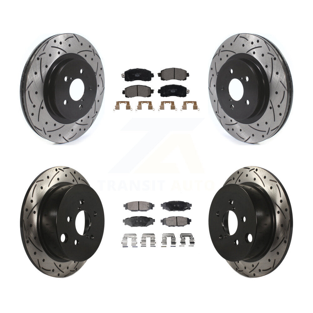 Transit Auto KDT-100694 Disc Brake Kit for 2017-2023 Subaru Crosstrek, Subaru Impreza - Front and Rear