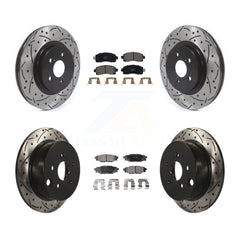 Transit Auto KDT-100694 Disc Brake Kit for 2017-2023 Subaru Crosstrek, Subaru Impreza - Front and Rear