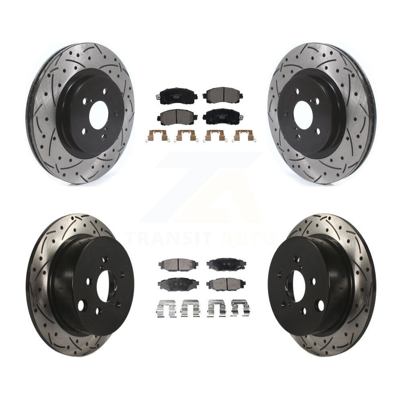Transit Auto KDT-100694 Disc Brake Kit for 2017-2023 Subaru Crosstrek, Subaru Impreza - Front and Rear