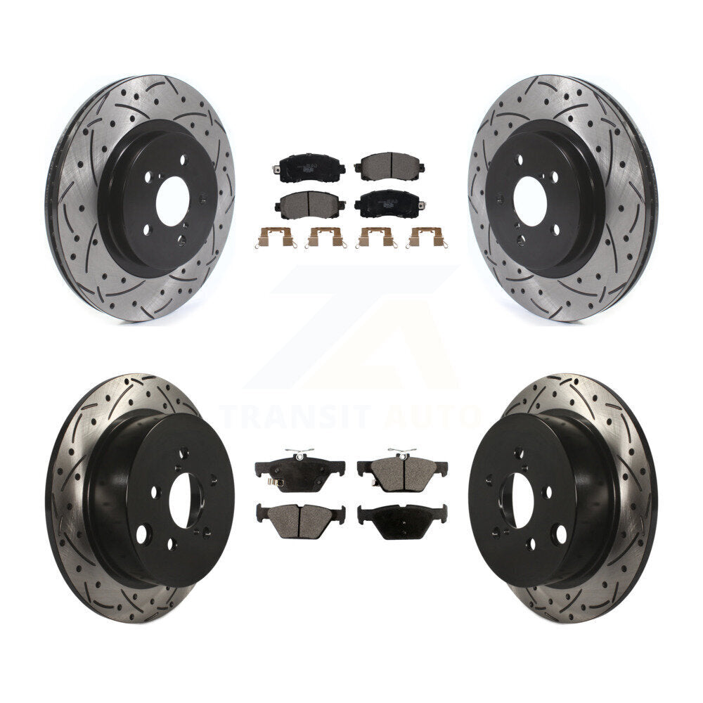 Transit Auto KDT-100695 Disc Brake Kit for 2019-2020 Subaru Crosstrek - Front and Rear