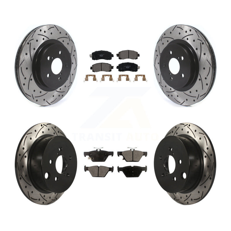 Transit Auto KDT-100695 Disc Brake Kit for 2019-2020 Subaru Crosstrek - Front and Rear