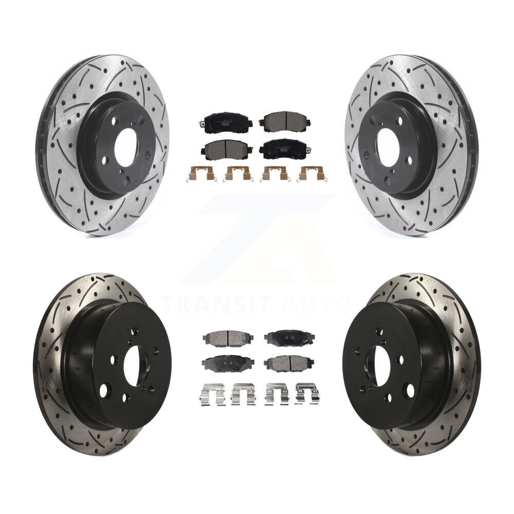 Transit Auto KDT-100696 Disc Brake Kit for 2017-2023 Subaru Impreza - Front and Rear