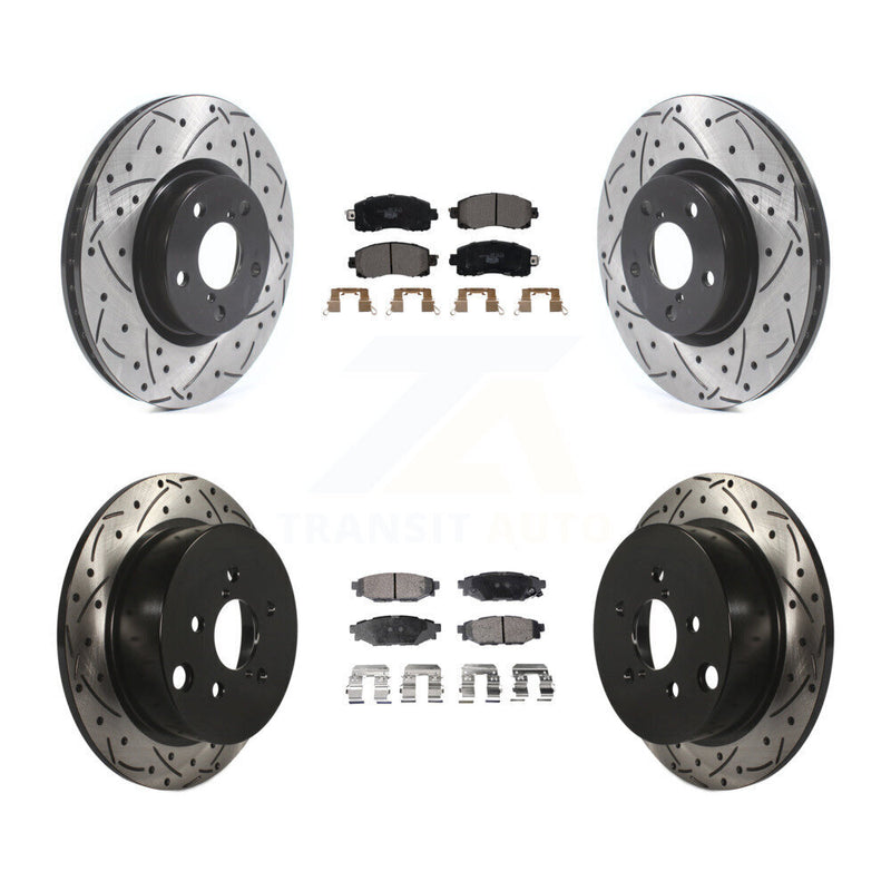 Transit Auto KDT-100696 Disc Brake Kit for 2017-2023 Subaru Impreza - Front and Rear