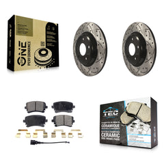 Transit Auto KDT-100703 Disc Brake Kit for 2013-2016 Audi Q5, Audi A4 allroad - Rear