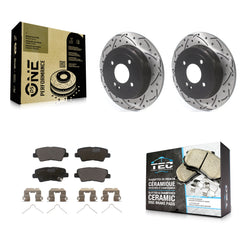 Transit Auto KDT-100706 Disc Brake Kit for 2018-2023 Kia Rio, Hyundai Accent - Rear