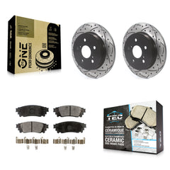 Transit Auto KDT-100707 Disc Brake Kit for 2015-2024 Toyota Camry, Toyota Prius and More - Rear