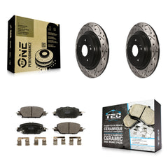 Transit Auto KDT-100709 Disc Brake Kit for 2017-2024 Honda CR-V - Rear