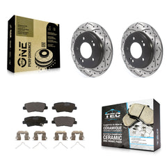 Transit Auto KDT-100711 Disc Brake Kit for 2017-2022 Kia Niro, Hyundai Elantra, Hyundai Ioniq - Rear
