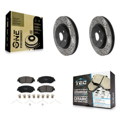 Transit Auto KDT-100733 Disc Brake Kit for 2018-2024 Toyota Camry, Toyota Prius Prime and More - Front