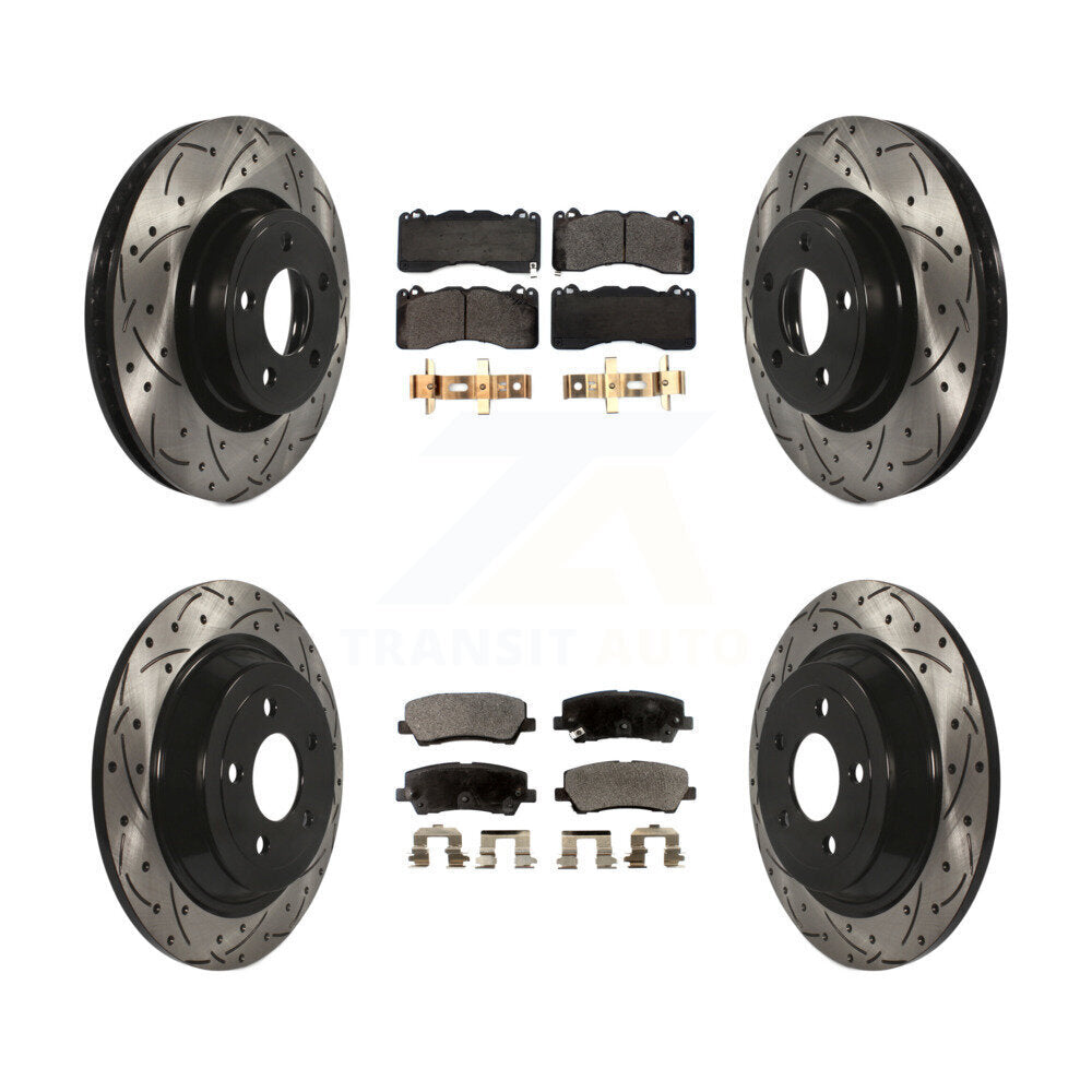 Transit Auto KDT-100734 Disc Brake Kit for 2015 Ford Mustang - Front and Rear